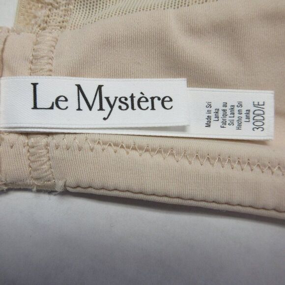 LE MYSTERE Sophia Lace T Back Bra 30DD T Shirt Bra 30E Almond Nude 570204749 NWT - Picture 6 of 11